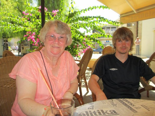 Mum and myself in Paphos