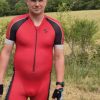 Synergy Red Cycling Skinsuit
