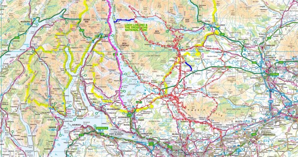 Place's I have cycled to from Killearn (updated 05/06/2013)