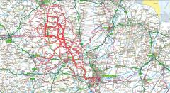 Place's I have cycled to from Little Bytham (updated 20/09/2010)