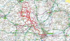Place's I have cycled to from Little Bytham (updated 27/07/2010)