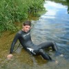 Robert wearing the Orca speedsuit