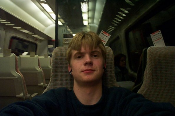 GNER train while going to Glasgow