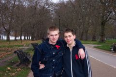 David and myself in Hyde Park