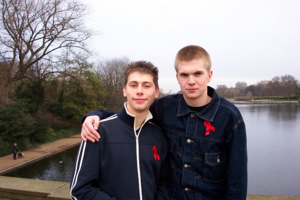 David and myself in Hyde Park