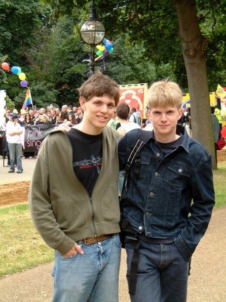 Rob and myself at London Pride