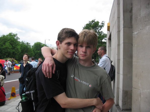 Rob and myself at Pride London