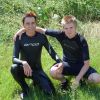 Lubor and myself having fun in wetsuits