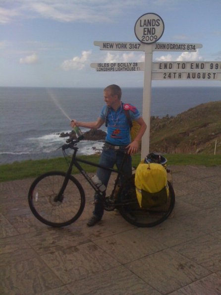 Celebrating at Land’s End