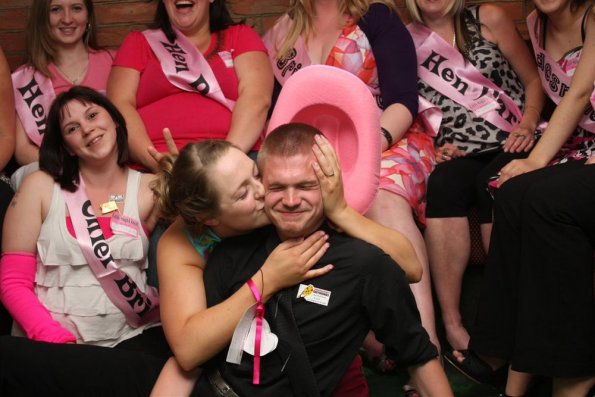Hen party at the dog track