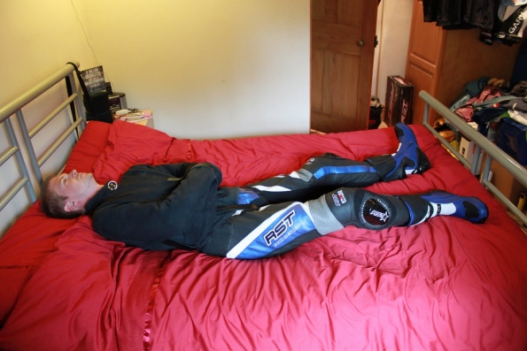 RST Pro Series 1 Piece Leather Suit + straitjacket