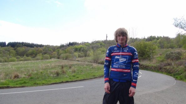 Having a rest on the B821