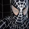 Spider-Man in the shower