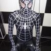 Spider-Man in the shower