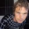 Spider-Man in the shower
