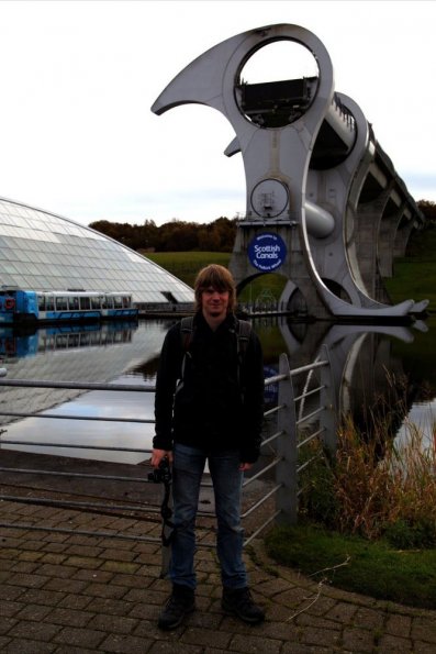 Myself at Falkirk Wheel