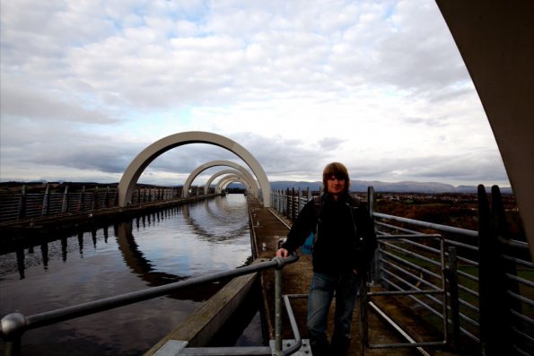 Myself at Falkirk Wheel