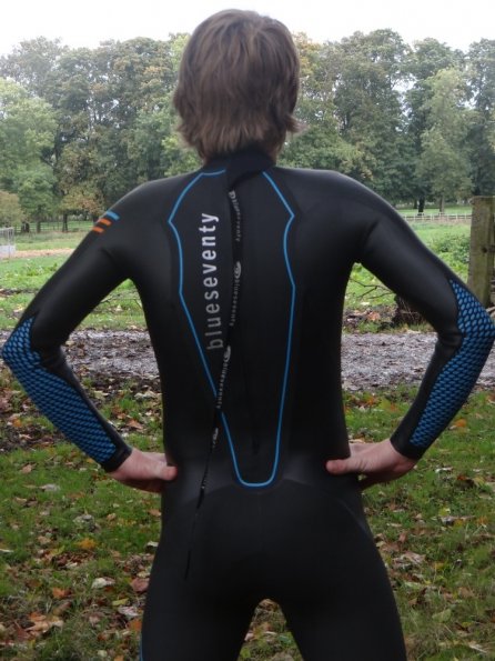 While cycling in the blueseventy wetsuit