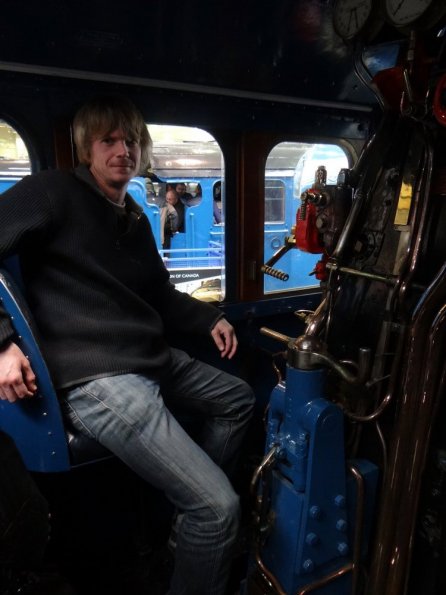 Myself driving the Mallard!