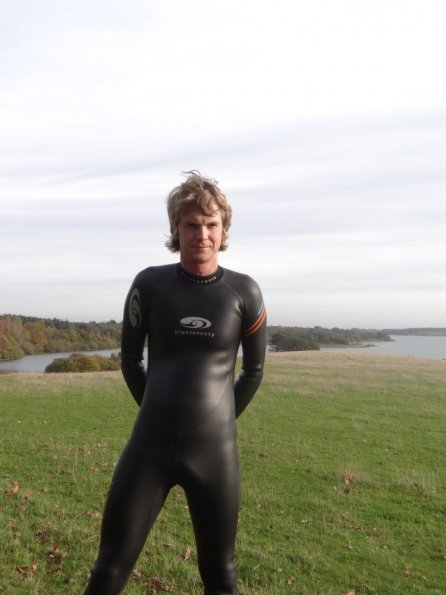 Wetsuit cycling at Rutland Water