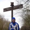 Rutland Water cycle route sign post