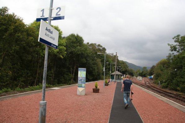 Myself at Ardlui railway station