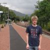 Myself at Ardlui railway station