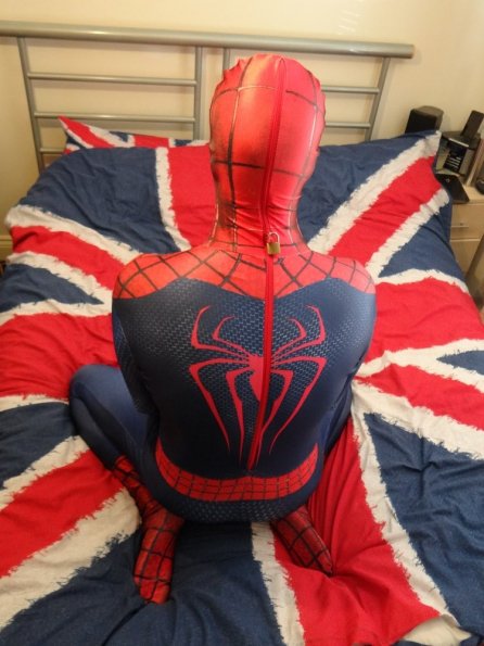 Locked into Amazing Spiderman 2 Morphsuit