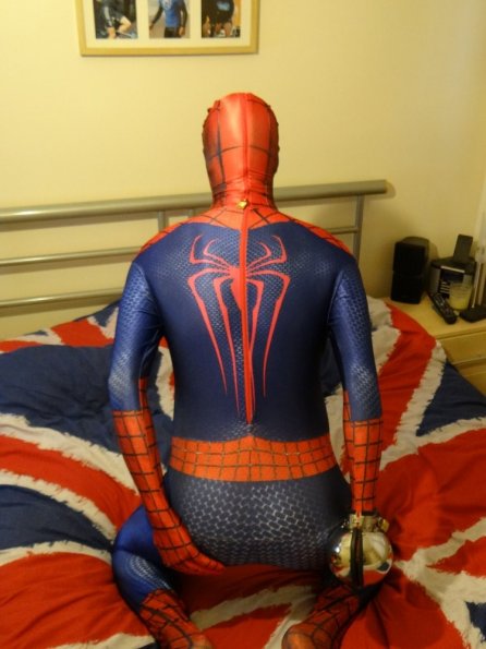 Locked into Amazing Spiderman 2 Morphsuit