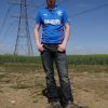 Rangers home shirt + jeans