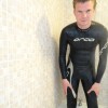 orca speedsuit in the shower