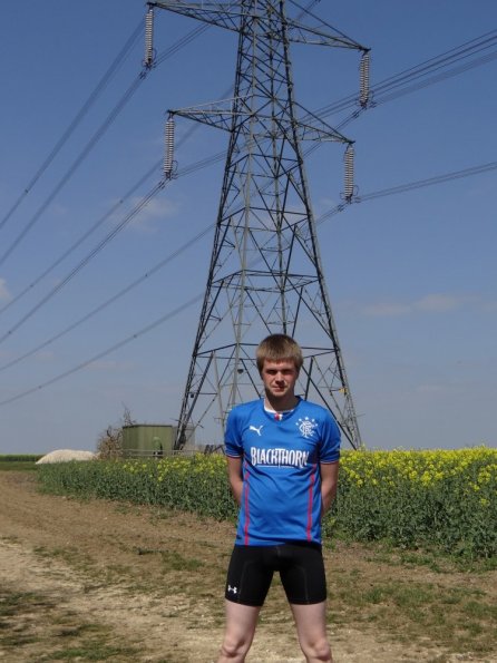 Rangers home shirt + Under Armour Heatgear Shorts