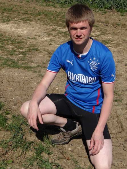 Rangers home shirt + Under Armour Heatgear Shorts