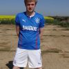 Rangers home shirt and shorts