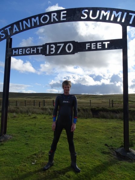 Zone3 Vision wetsuit @ Stainmore Summit