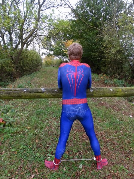 Amazing Spiderman 2 Morphsuit + cuffs