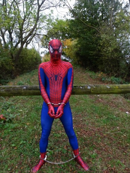 Amazing Spiderman 2 Morphsuit + cuffs