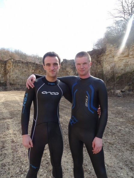 Wetsuit walk with Danny