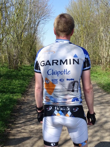 Pearl Izumi Team Garmin-Chipotle team kit