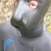 Pup hood and 2XU A:1 Active wetsuit