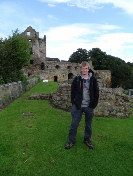 Myself at Ravenscraig Castle