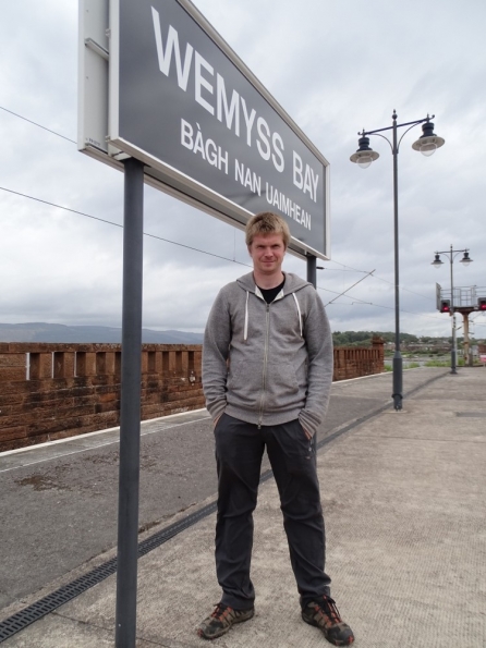 Myself at Wemyss Bay railway station