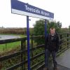 Myself at Teesside Airport railway station