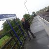 Myself at Teesside Airport railway station