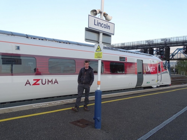 LNER Azuma at Lincoln railway station