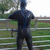 Pup hood and 2XU A:1 Active wetsuit