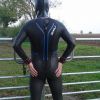 Pup hood and 2XU A:1 Active wetsuit