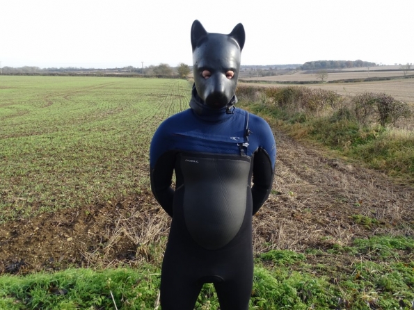 Pup hood + O'Neill Hooded Psychotech FZ 6/4 FSW wetsuit