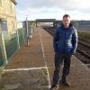 Myself at Georgemas Junction railway station