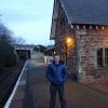 Myself at Golspie railway station